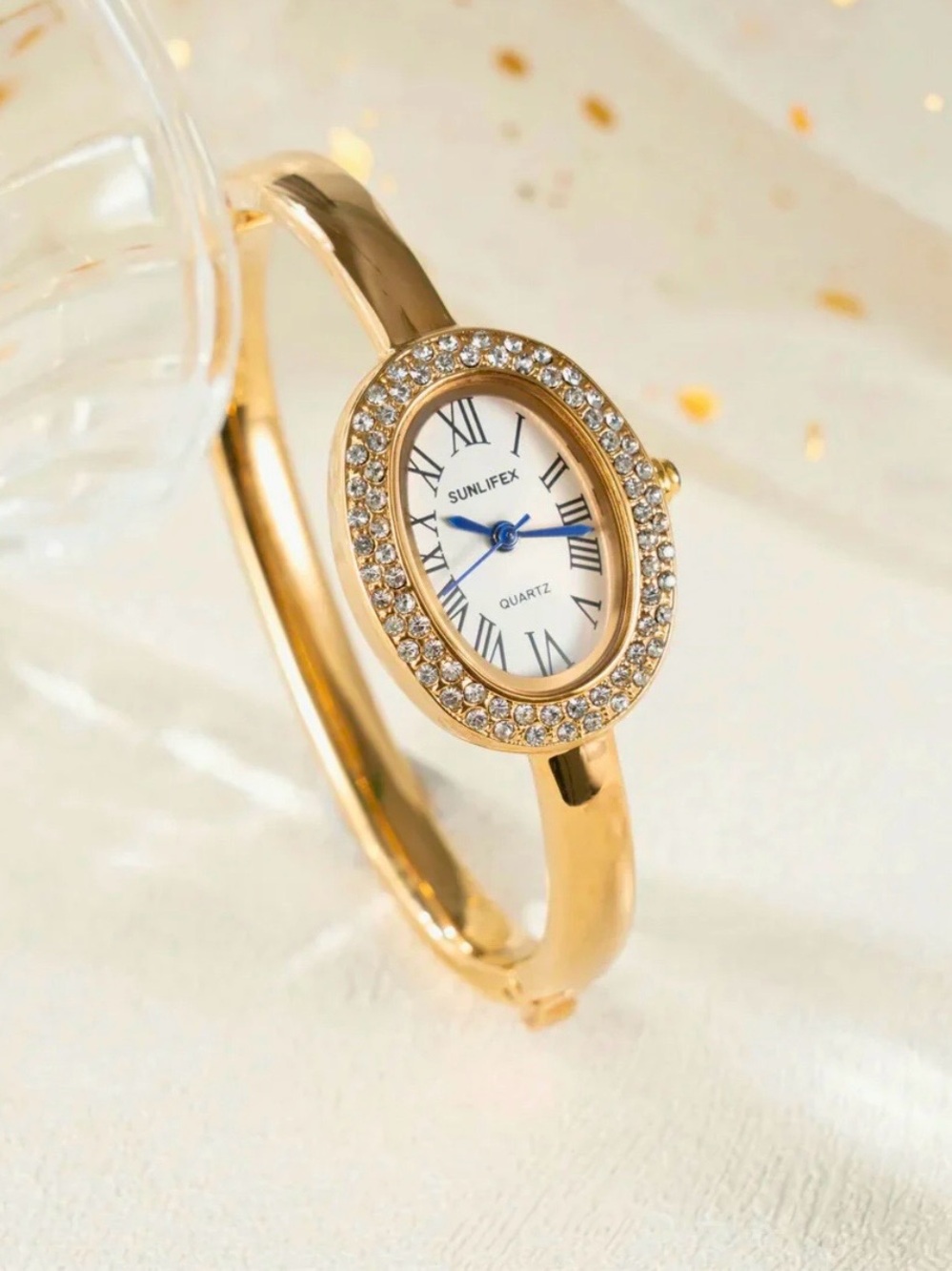 Old Money Bracelet Watch with Diamonds